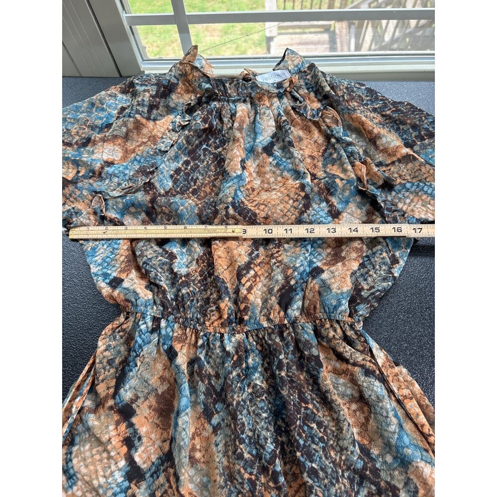 Vestique Women's Enough is Enough Romper Reptile Print M NWT - Picture 10 of 12